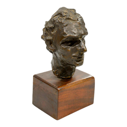 Lippy Lipshitz | Bust of Wolf Kibel | Bronze, 16x9.5x13