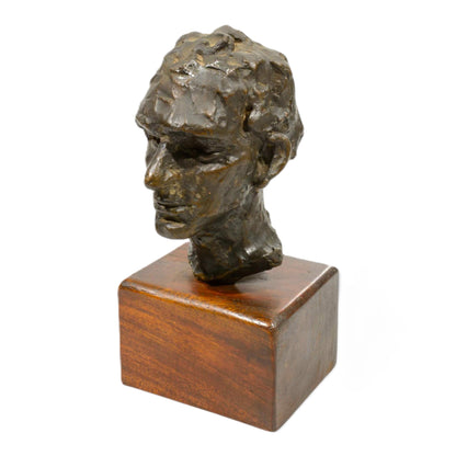 Lippy Lipshitz | Bust of Wolf Kibel | Bronze, 16x9.5x13