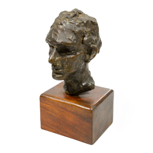 Lippy Lipshitz | Bust of Wolf Kibel | Bronze, 16x9.5x13