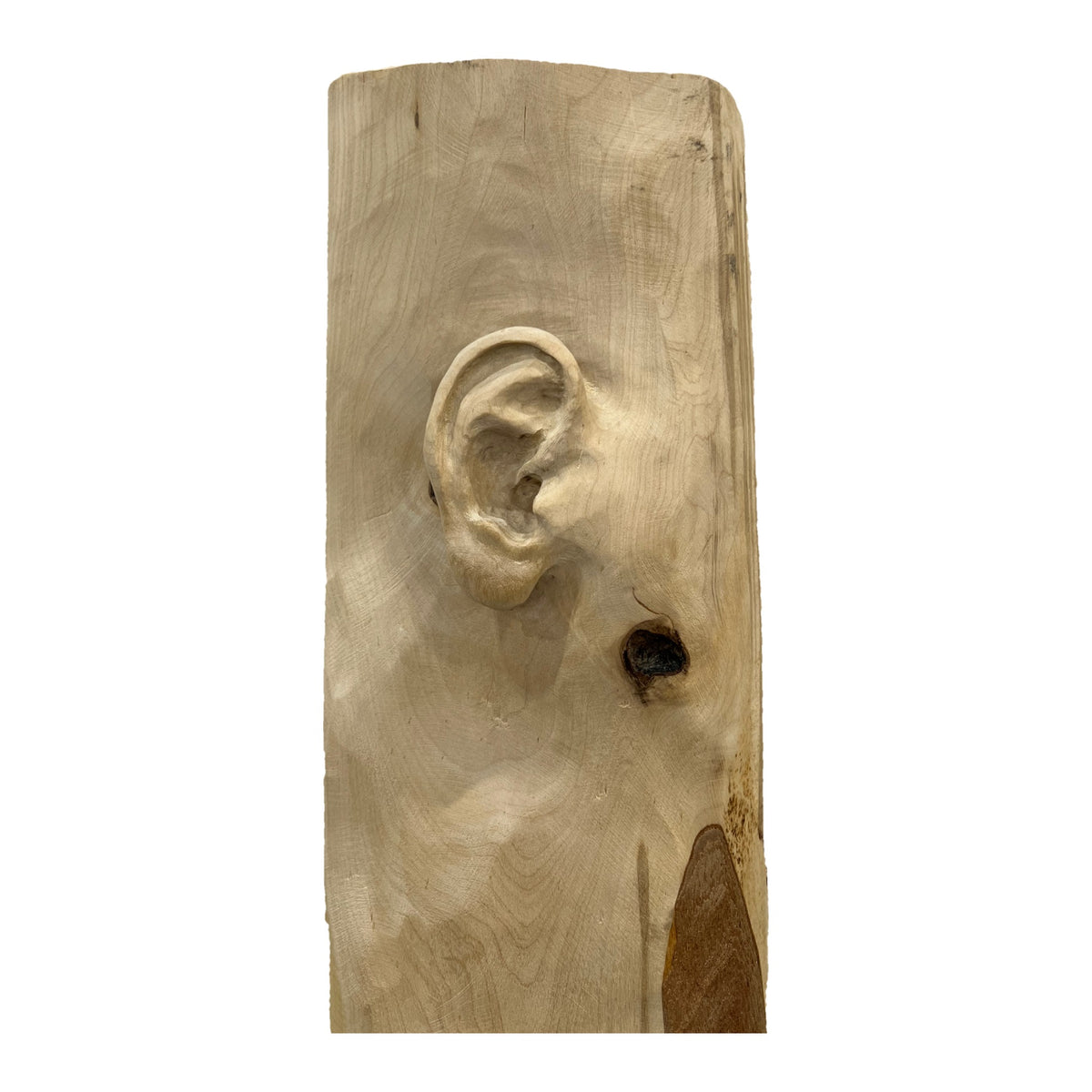 Miglė Janušaitė Jašauskė, Klausykla No. 1, 2026, wood, H 123 cm