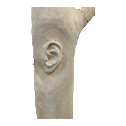 Miglė Janušaitė Jašauskė, Klausykla No. 14, 2026, wood, H 199 cm