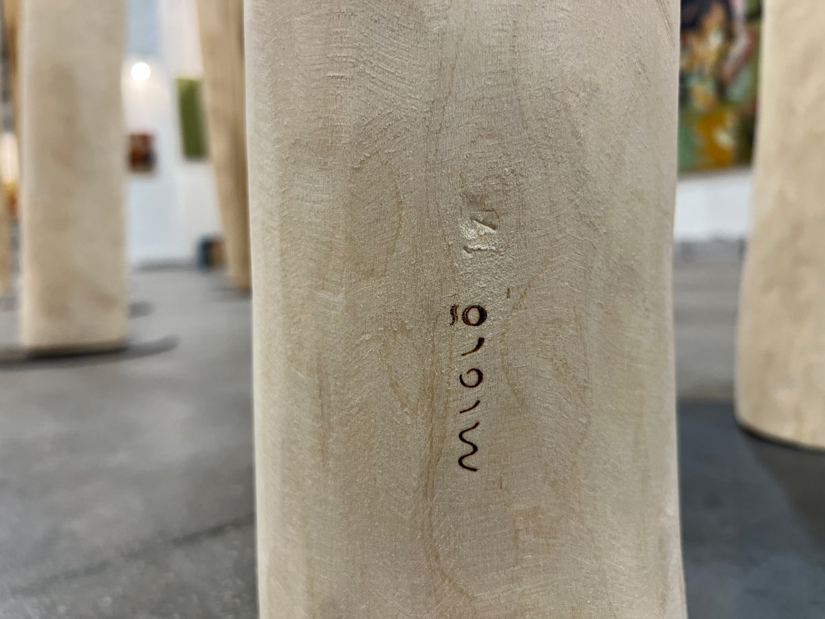 Miglė Janušaitė Jašauskė, Klausykla No. 17, 2026, wood, H 198 cm