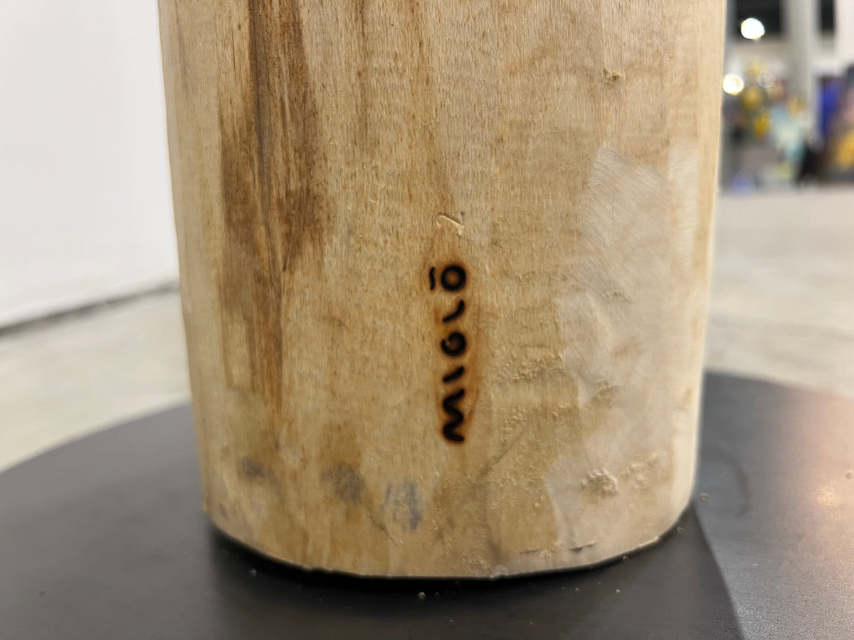 Miglė Janušaitė Jašauskė, Klausykla No. 2, 2026, wood, H 129 cm