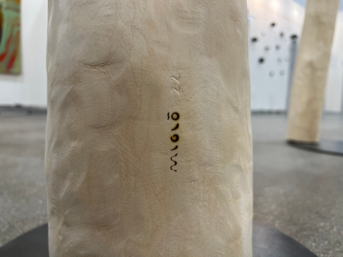 Miglė Janušaitė Jašauskė, Klausykla No. 22, 2026, wood, H 207 cm