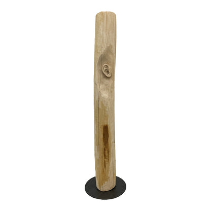 Miglė Janušaitė Jašauskė, Klausykla No. 3, 2026, wood, H 126 cm