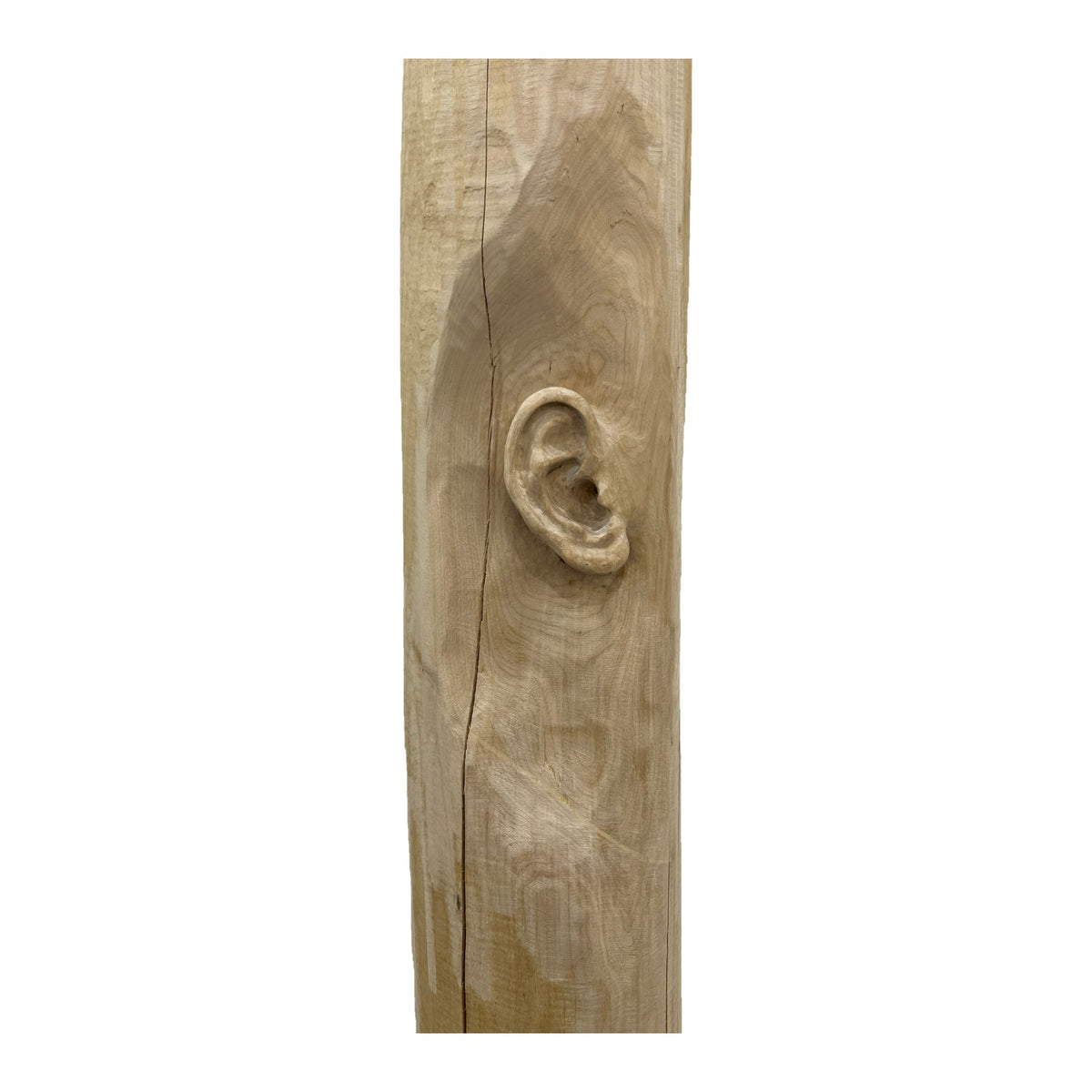 Miglė Janušaitė Jašauskė, Klausykla No. 3, 2026, wood, H 126 cm