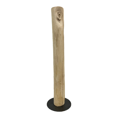 Miglė Janušaitė Jašauskė, Klausykla No. 4, 2026, wood, H 122 cm