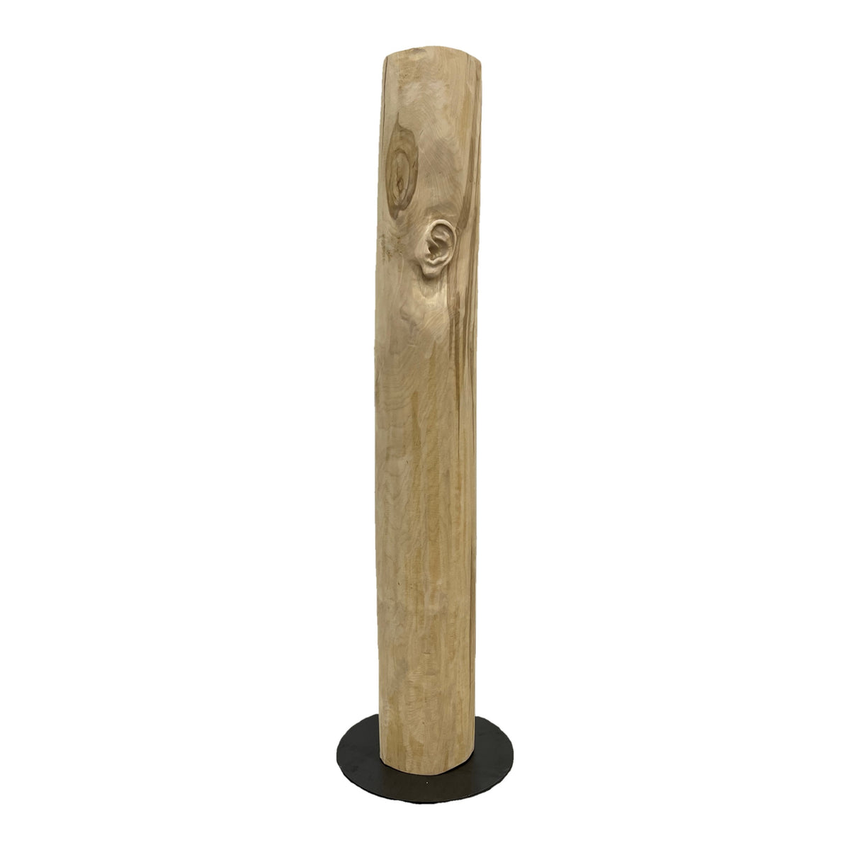 Miglė Janušaitė Jašauskė, Klausykla No. 6, 2026, wood, H 122 cm