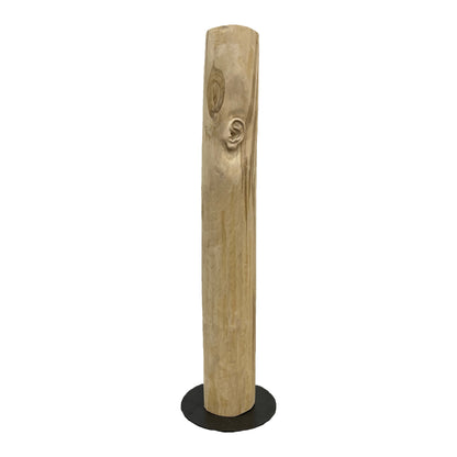 Miglė Janušaitė Jašauskė, Klausykla No. 6, 2026, wood, H 122 cm