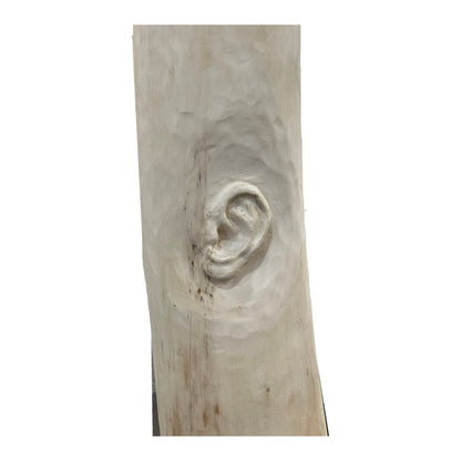 Miglė Janušaitė Jašauskė, Klausykla No. 9, 2026, wood, H 160 cm