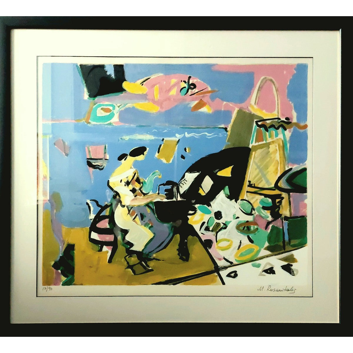 Moshe Rosenthalis | Pianist | Lithograph, 17/90, 38x46 (55x61)