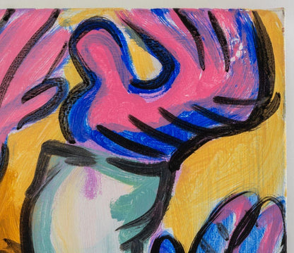 Olivia Sterling | God Protects Fools & Drunks, 2021 | Drobė, akrilas, 92x61