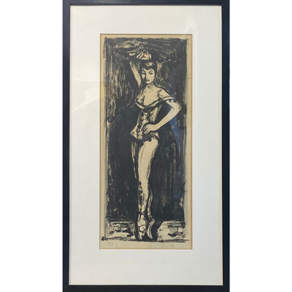 Arbit Blatas | Zizi, 1961 | Litografija, 51x23 (73x42)