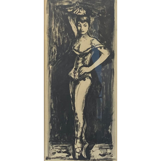 Arbit Blatas | Zizi, 1961 | Litografija, 51x23 (73x42)