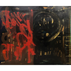 RETNA | Untitled, 2015–2024 | Spray paint and oil on canvas, 151x181