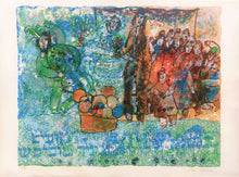 Load image into Gallery viewer, Theo Tobiasse&lt;br&gt;Iš rinkinio The Song of Songs of King Solomon, 1975&lt;br&gt;Litografija, 191/200, 50x65 (71x91)