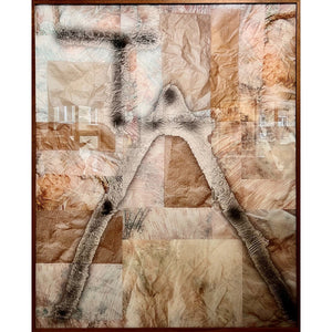 Sterling Ruby | Found Fabric Print 1 / True Love Always, Trans Los Angeles | Lambda spauda (3/3), sintra plokštė, organinis stiklas, 151x122 (154x125)