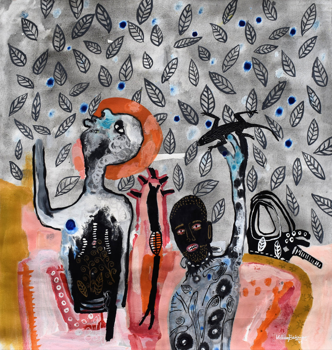 William Bakaïmo (Kamerūnas)<br>The Winner, 2022<br>Akrilas, drobė, 100×85