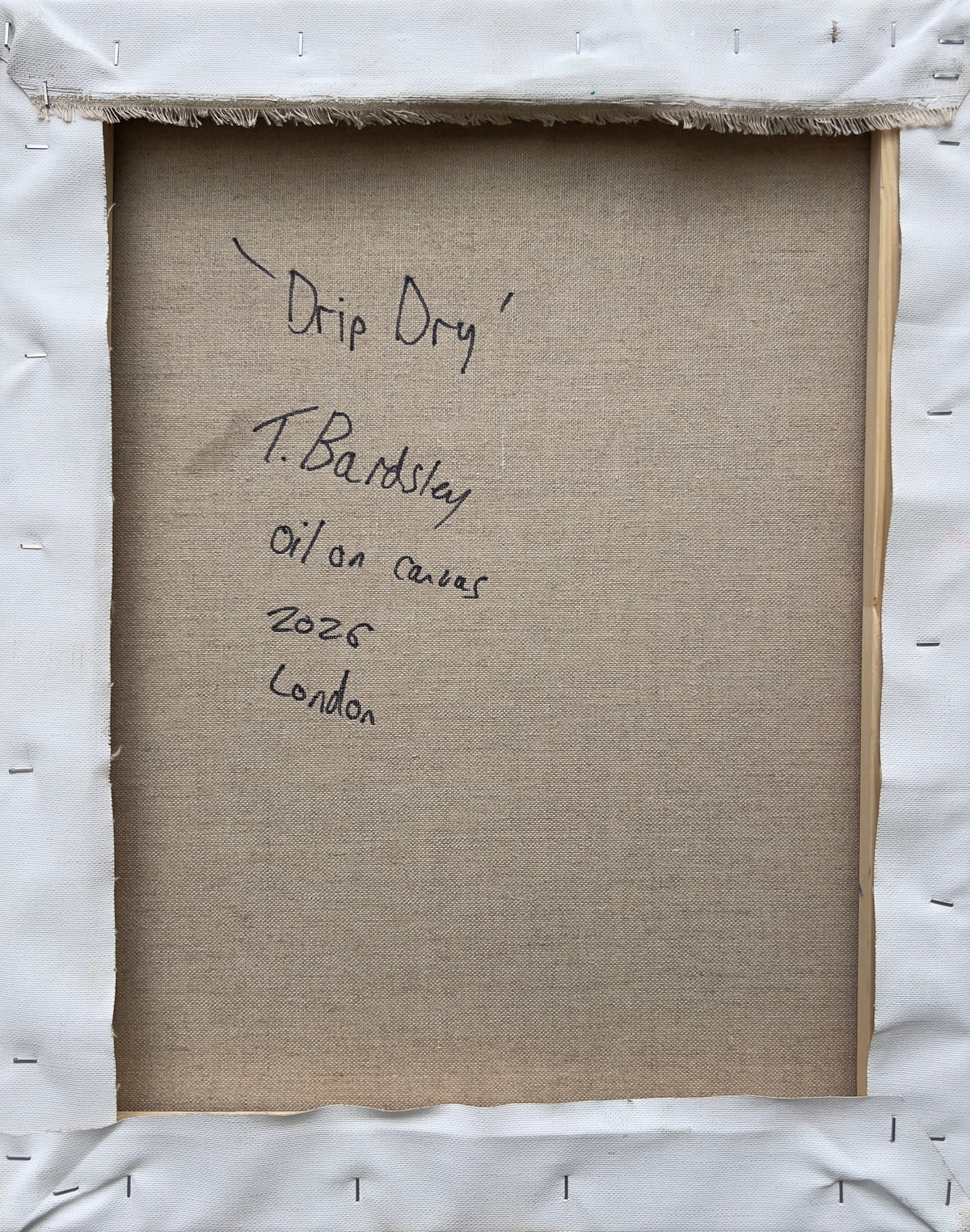 Theo Bardsley | Drip Dry, 2026 | Oil on canvas, 51 x 41 cm
