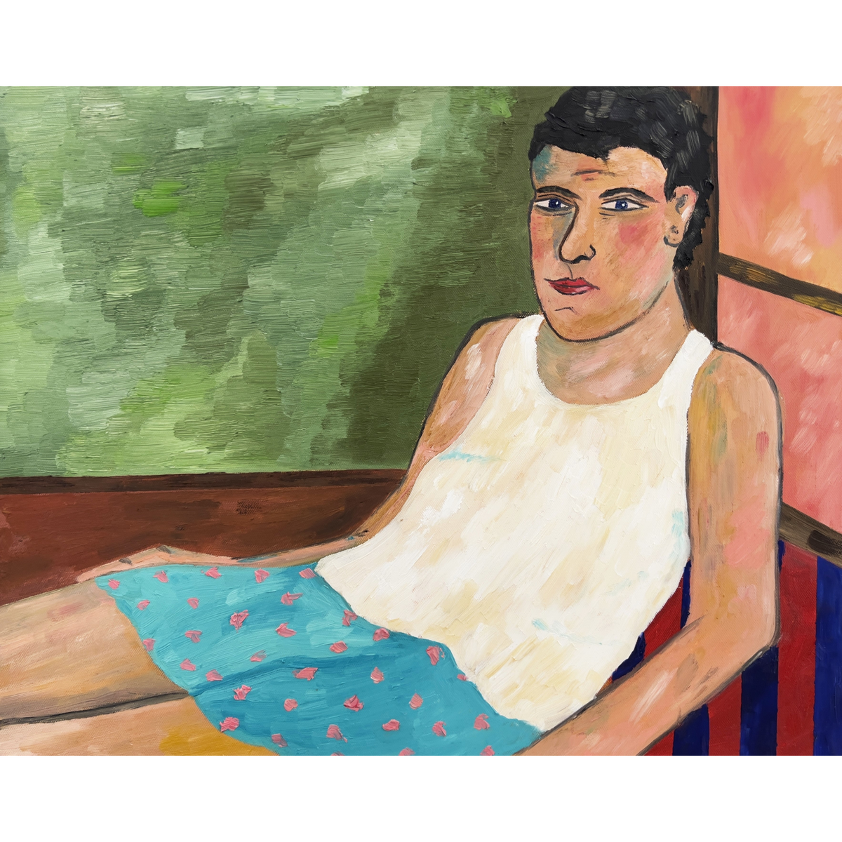 Theo Bardsley | Heatwave II (liet. Karščio banga II), 2026 | Drobė, aliejus, 40x50