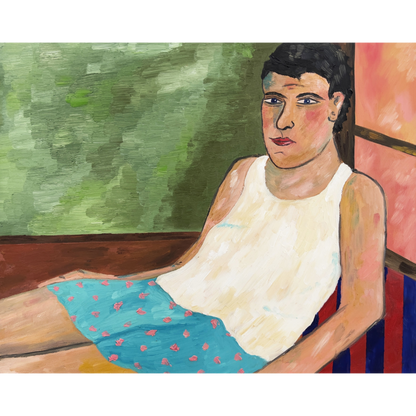 Theo Bardsley | Heatwave II (liet. Karščio banga II), 2026 | Drobė, aliejus, 40x50