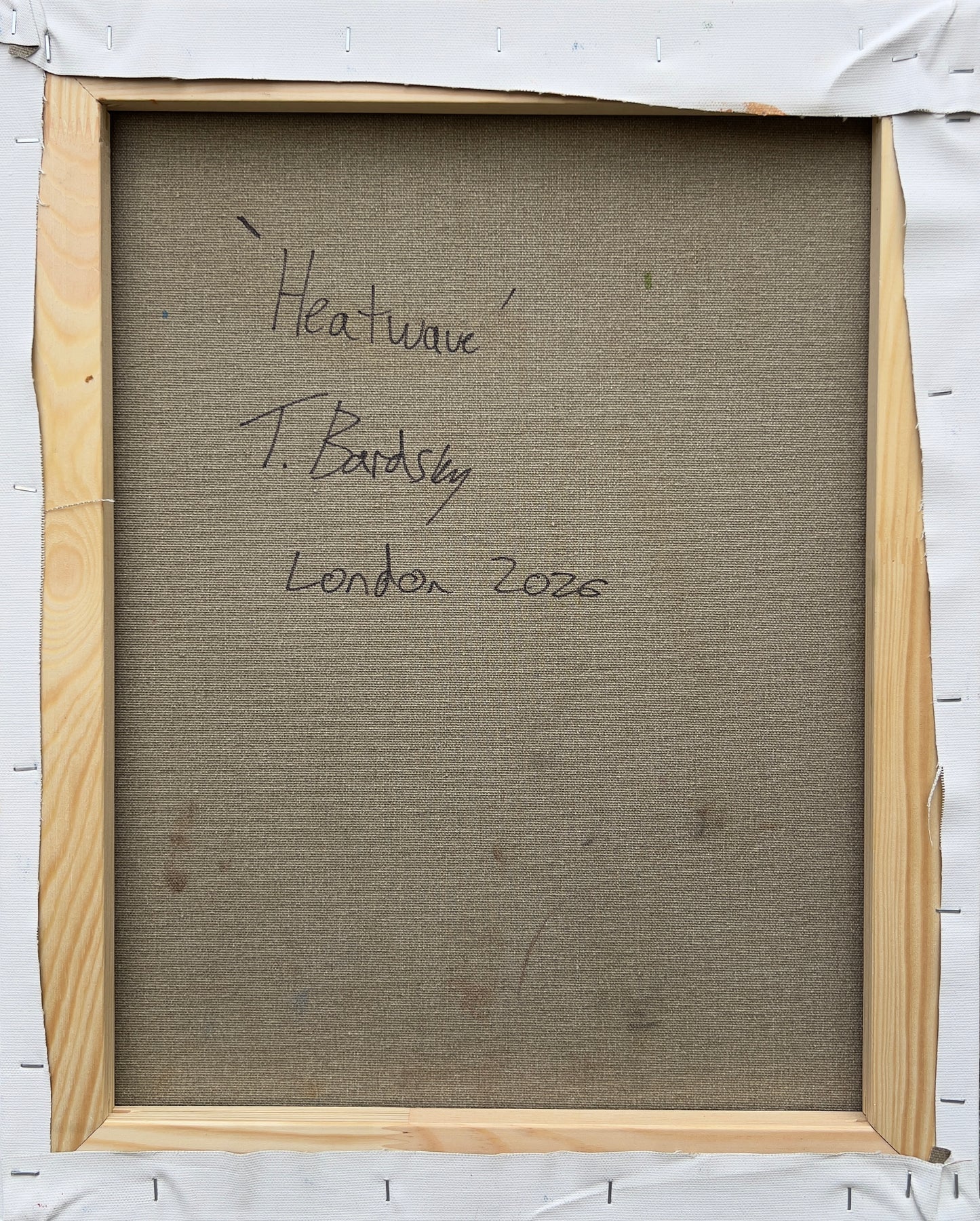 Theo Bardsley | Heatwave, 2026 | Oil on canvas, 51 x 41 cm