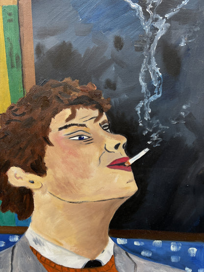 Theo Bardsley | One Dancer in the Smoke, 2026 | Oil on canvas, 51 x 41 cm