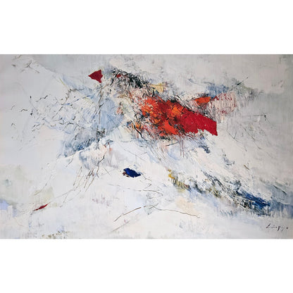 Vytenis Lingys | Vartai II, 2017 | Drobė, aliejus, 140x220
