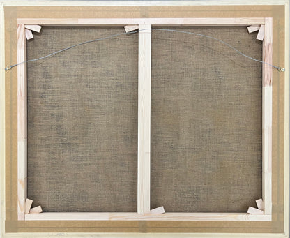 Vytautas Kasiulis | Vyras su gaidžiu | Aliejus, drobė, 65x81 (72x87.5)