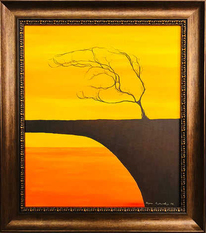 Vladimiras Mackevičius | Susitikimas (triptikas), 2008 | Drobė, aliejus, visi po: 70x60 (86,5x76,5)