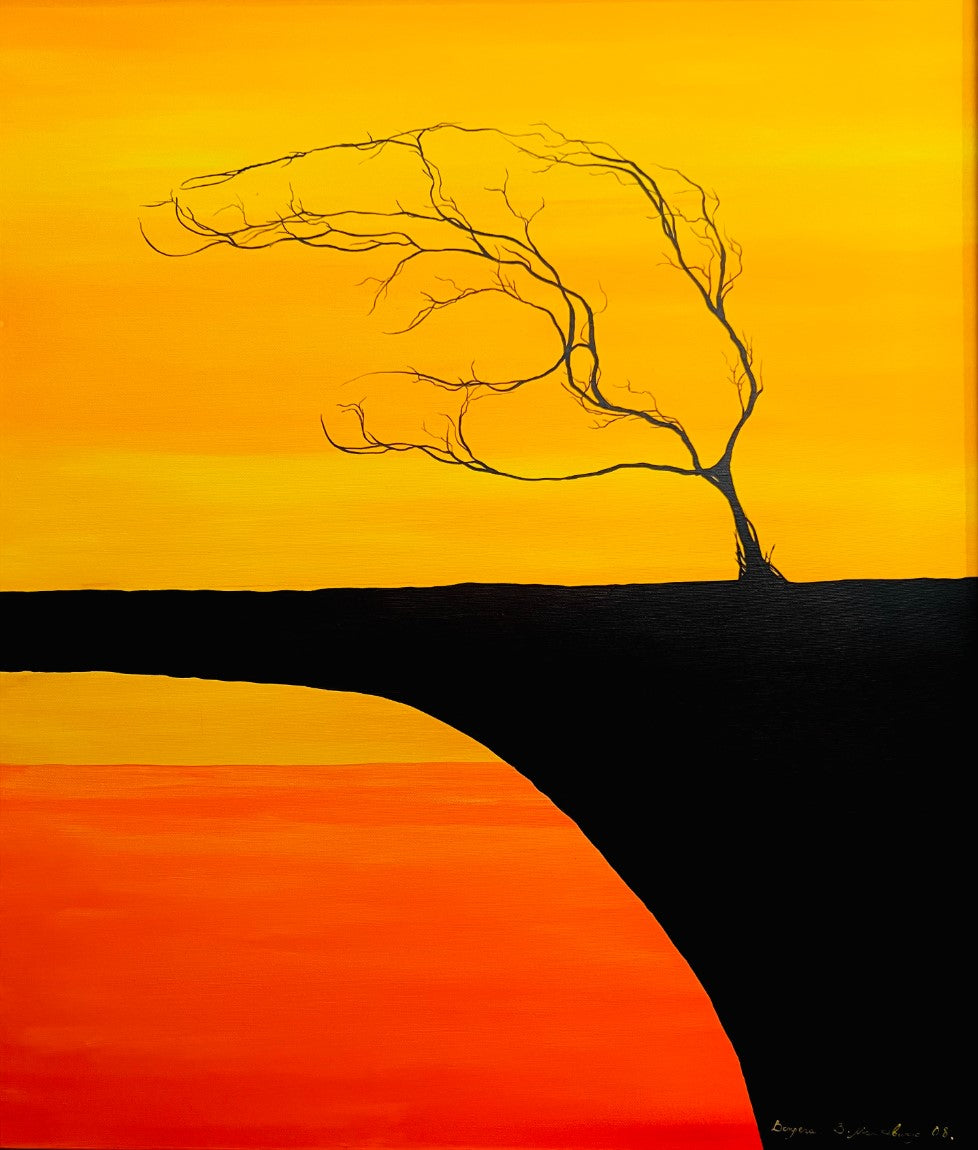 Vladimiras Mackevičius | Susitikimas (triptikas), 2008 | Drobė, aliejus, visi po: 70x60 (86,5x76,5)