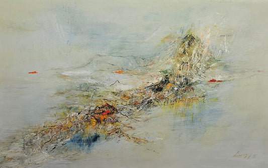 Vytenis Lingys | Tolimos salos, 2024 | Drobė, aliejus, 100x160