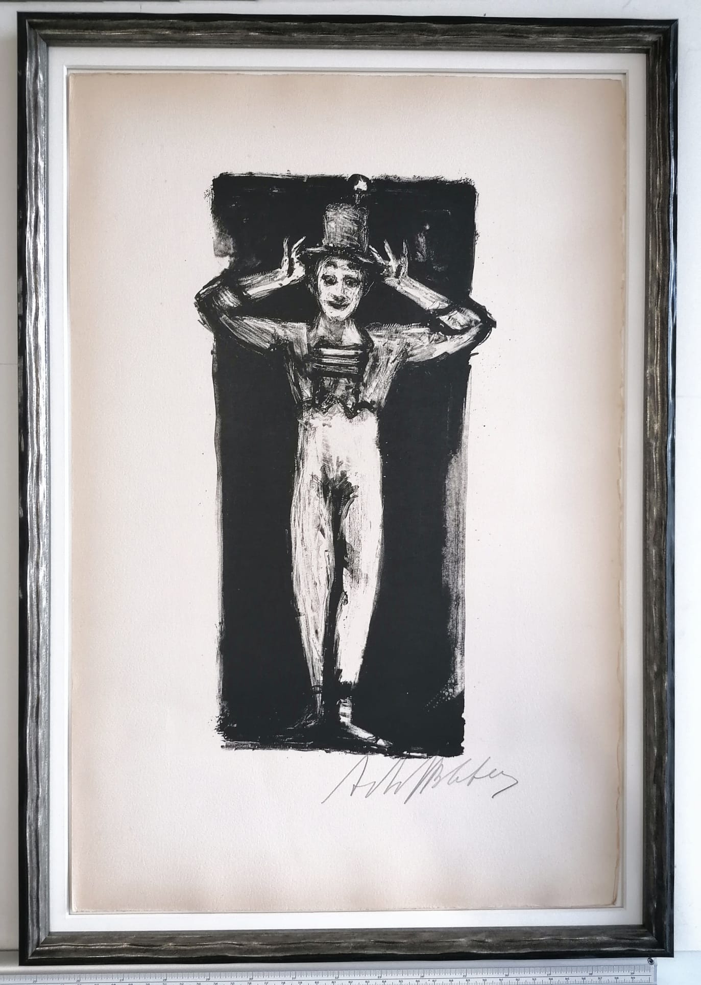 Arbit Blatas | Mime Marcel Marceau, 1960 | Lithography, 51x33