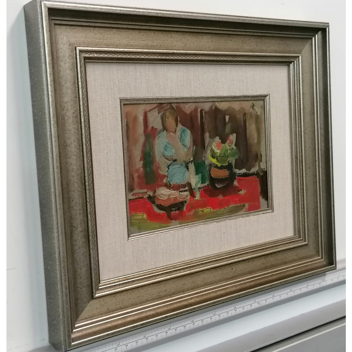 Moshe Rosenthalis | Sėdinti | Aliejus, kartonas, 12,5x17,5