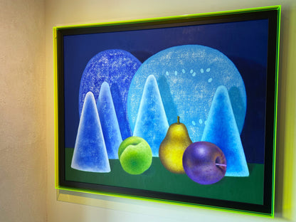 Amanda Baldwin (USA) | Triangle Tetrad, 2021 | Acrylic on canvas, 84x107 (92x114.5)