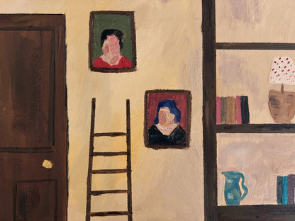 Theo Bardsley | The Dog House (liet. Nemalonėje), 2026 | Drobė, aliejus, 80x100