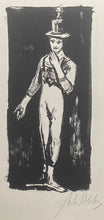Load image into Gallery viewer, Arbit Blatas&lt;br&gt;Mimas Marselis Marso, 1960&lt;br&gt;Litografija, 35x17 (60x43)