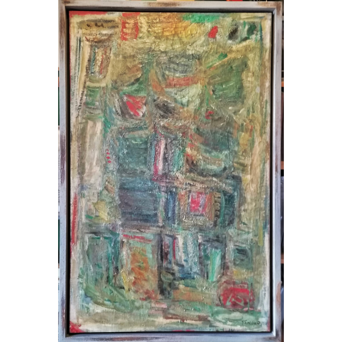 Pinchus Abramovich | Abstraction | Oil on canvas, 100x65 (106x81)