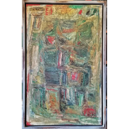 Pinchus Abramovich | Abstraction | Oil on canvas, 100x65 (106x81)