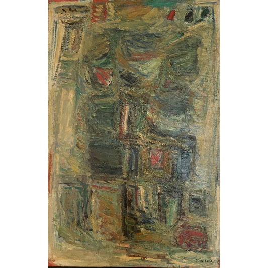Pinchus Abramovich | Abstraction | Oil on canvas, 100x65 (106x81)