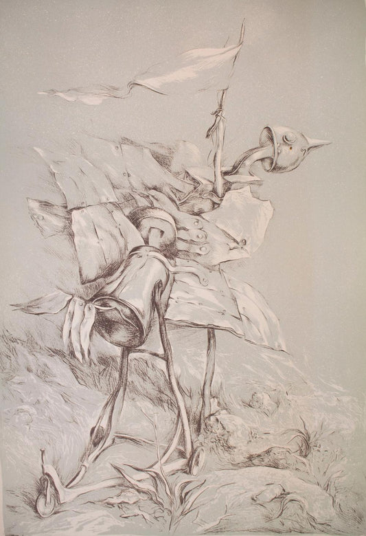 Samuel Bak | Surrealistic depiction | Lithograph, 56x38 (76x56)