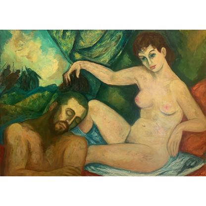 Max Band | Man and Woman | Oil on canvas, 92x121 (113x142)