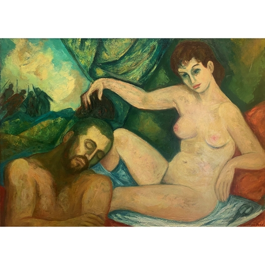 Max Band | Vyras ir Moteris | Aliejus, drobė, 92x121 (113x142)