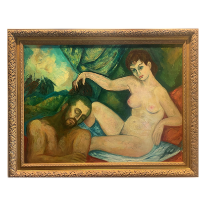 Max Band | Man and Woman | Oil on canvas, 92x121 (113x142)