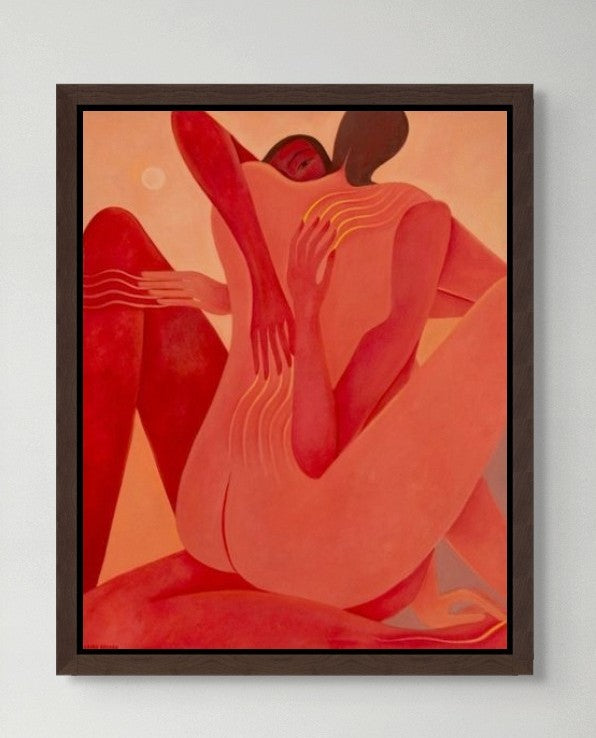 Laura Berger (USA) | A Light Touch I, 2021 | Oil on canvas, 76x61 (79x64)