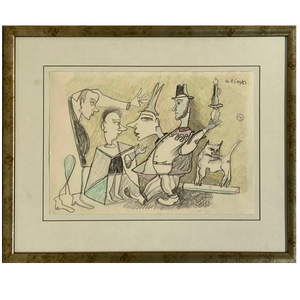 Rimas Bičiūnas | Untitled, 1996 | Pencil on paper, 21x30 (35.5x44)
