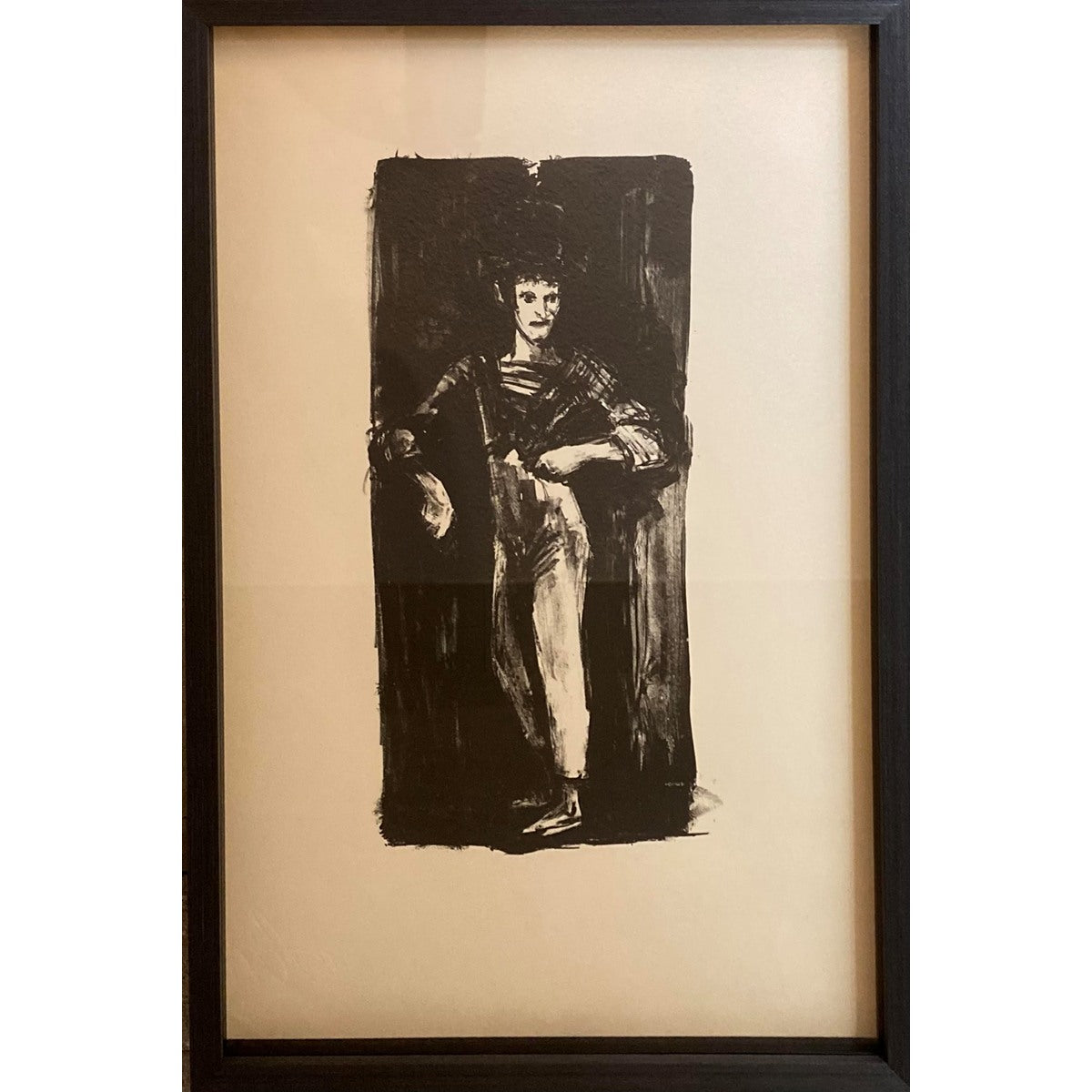 Arbit Blatas | Mimas Marselis Marso, 1960 | Litografija, 35x17 (53x35)