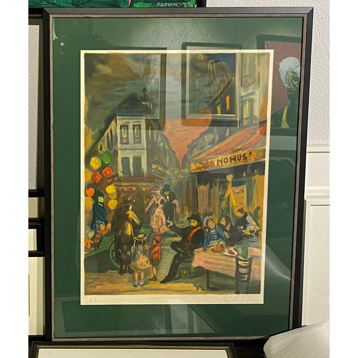 Arbit Blatas | Café La Momus from Giacomo Puccini's opera Boheme, 1975 | Lithograph, 60x44 (84x64)