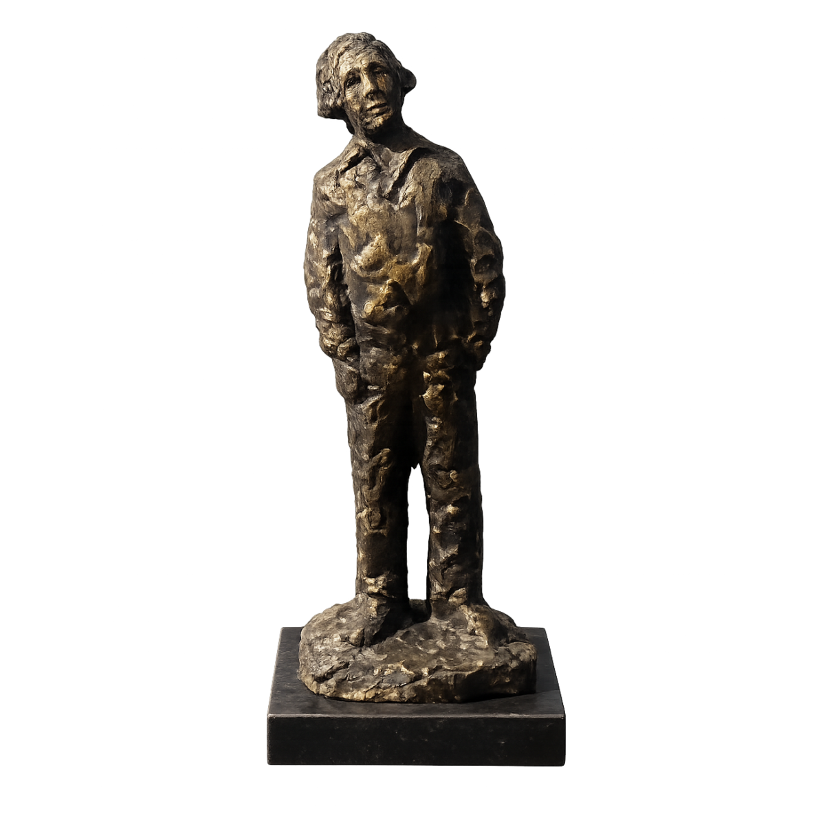 Arbit Blatas | Painter and Sculptor Mane-Katz, 1948 | Bronza, 43×16×15