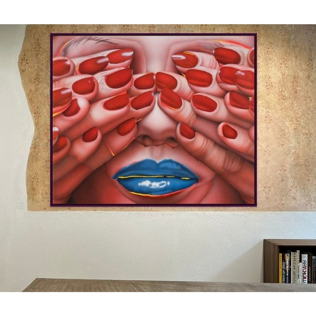 Alic Brock | Don’t Look at Me, 2022 | Drobė, akrilas, 152x182